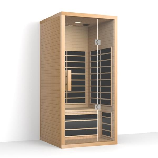 1350W Red Cedar Sauna Room Indoor Far Infrared Sauna For Single Person