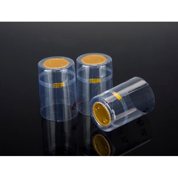 pvc capsule capsules caps cap heat shrinkable wine transparent tear-off capsule pvc cap capsule