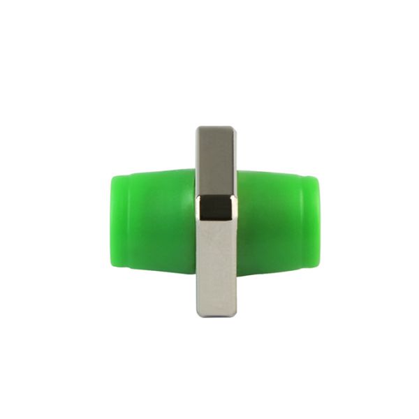 FC / APC Simplex Square Uni-body Fiber Optic Adapter For CATV Systems