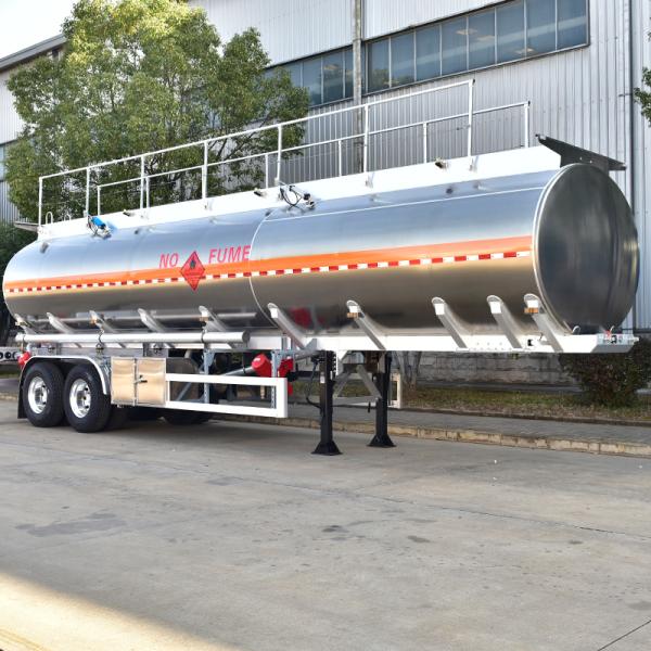 33000L 38000L Semi Trailer Fuel Tank 2 Axle Diesel Oil Crude Oil Palm Oil Gasoline Tank