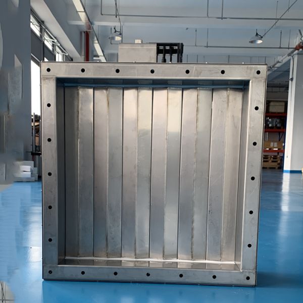 500*500 Stainless Steel Louver Valve Precise Flow Control For Dust Collection And Filtration Systems