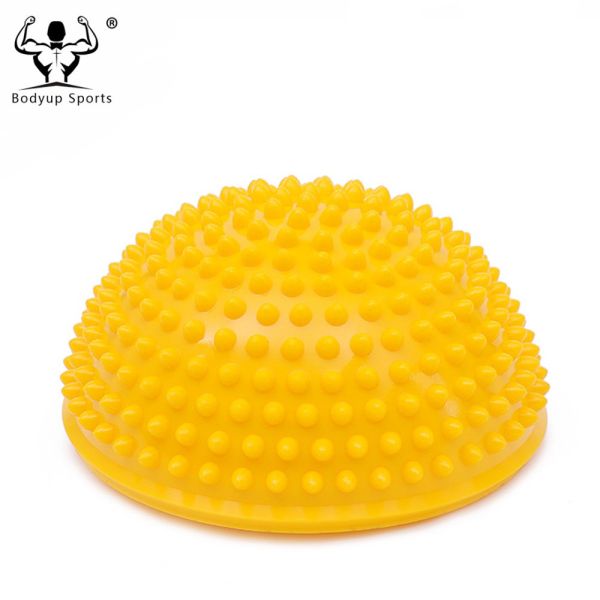 PVC Inflatable Half Ball Foot Massager , Durable Half Balls For Feet 16*9 Cm