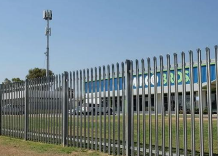 Hot Dip Galvanized Steel Palisade Fencing European Picket Fence For Schools