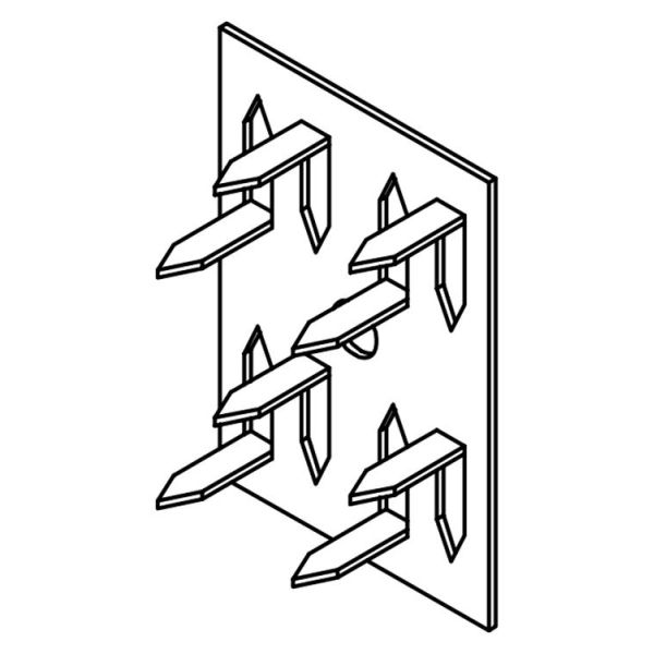 Серебряные каналы HVAC подвески проперенные сантехники металлическая лента вешалка штанга оцинкованная