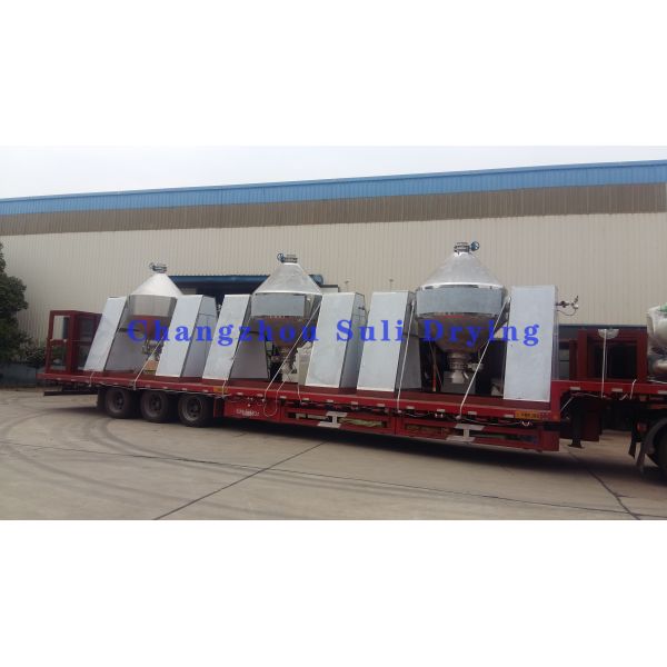 Customizable Double Cone Rotary Vacuum Dryer For Food High Capacity