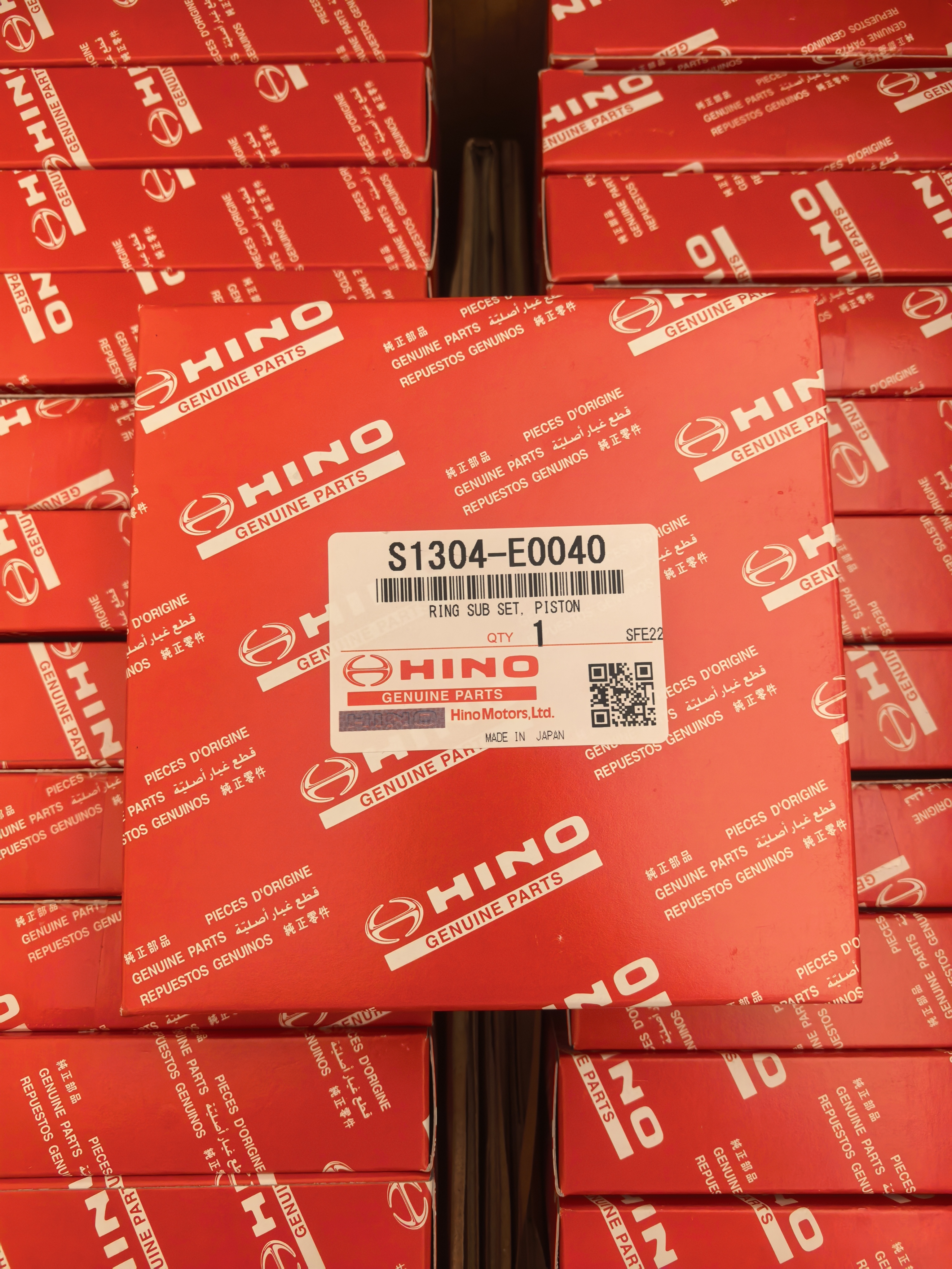 HINO J08C PISTON RING S1304-E0040 13011-3820 13011-3570 13011-3870 13011-3890B