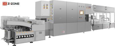 Grey Vial Filling Line Sterilizing Filling And Stoppering Machine