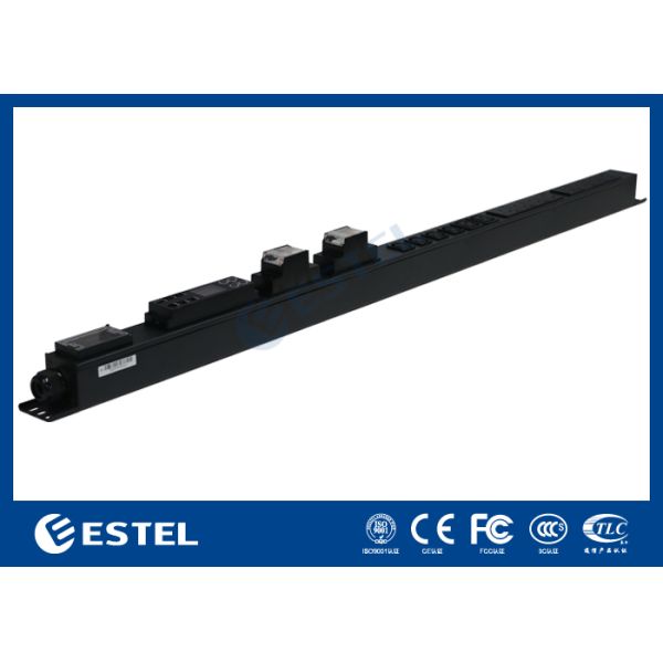 Smart PDU with Real Time Power Monitoring and Environmental Sensors for Data Center Management and Power Delivery
