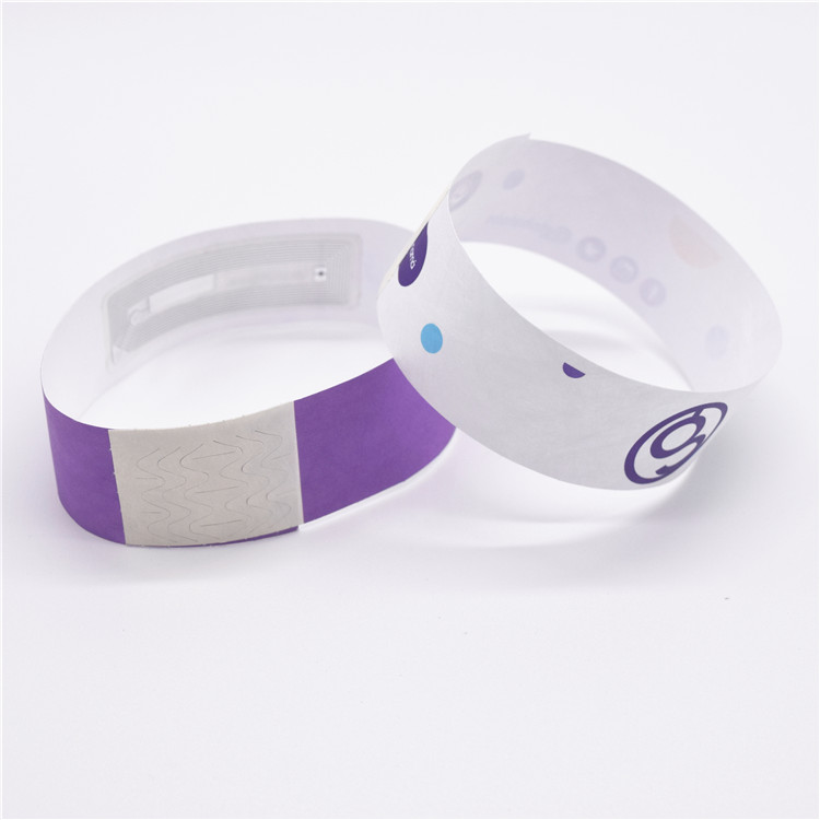 Устранимый бумажный Wristband NFC Ultralight Ev1 RFID для фестиваля