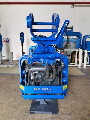20t Excavator Side Grip Hydraulic Pile Driver 3000rpm Vibration