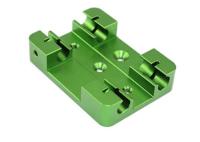 Oxyde de peinture vert rouge AL6061 AL6063 pièces d'usinage de tour à commande personnalisée CNC Auto vélo pièces métalliques