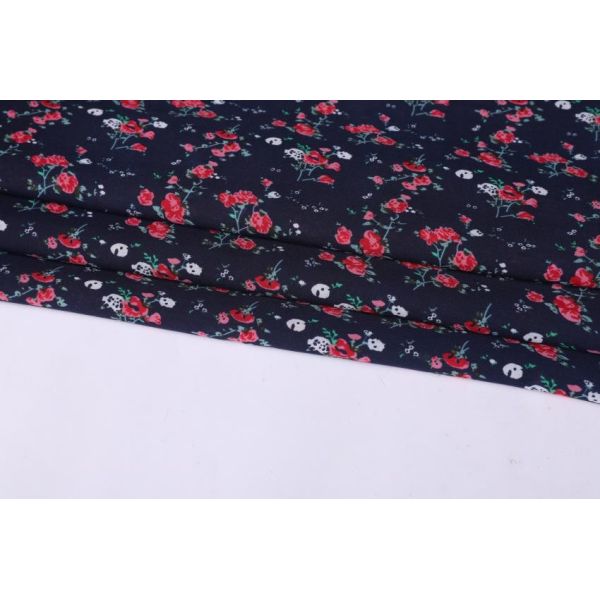 Aop напечатанный тканью 75Dx48S полиэстера 90gsm шифоновой