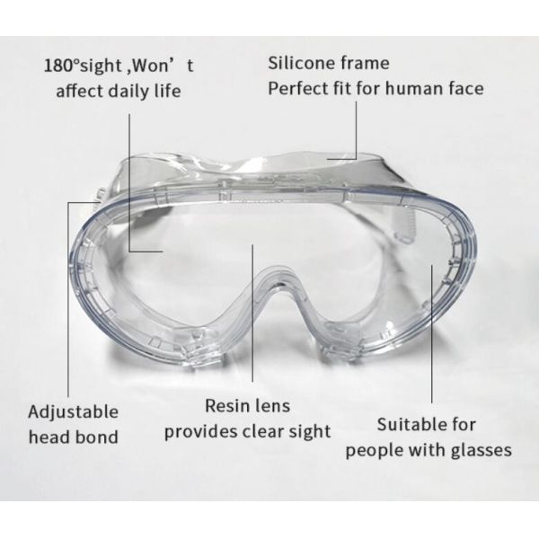 Fogging Prevention Safety Eye Protection Goggles