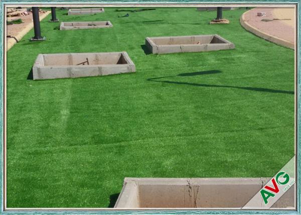 Promotional Kindergarten Lawn / Garden Artificial Turf 5 - 10 Years Warranty