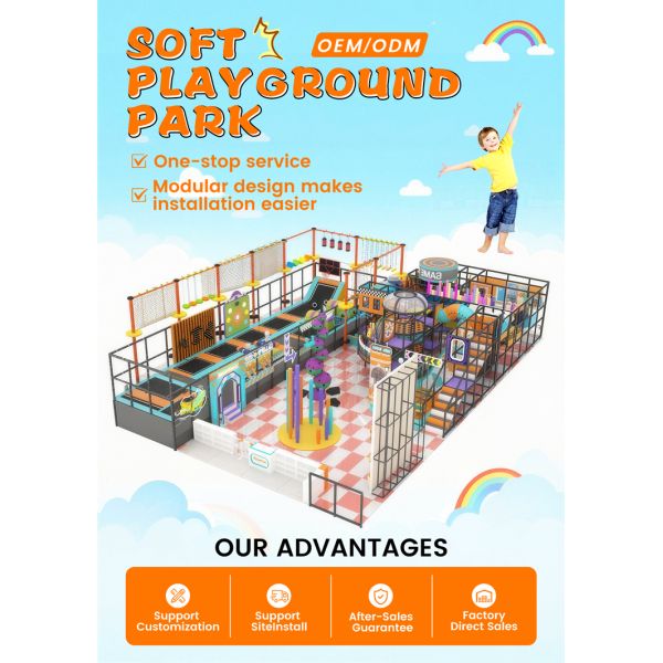380㎡ Custom Soft Playground Park – Safe, Colorful & Fully Tailored Indoor Play Solution