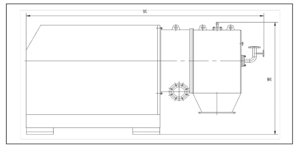 Горизонтальный разделитель дна Peeler для разъединения протеина концентрации рафинировки крахмала