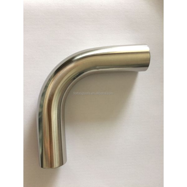 Сварное соединение 25 мм * 1,5 мм 90 градусов локтевой выхлопной трубы из нержавеющей стали 304 материала для промышленного