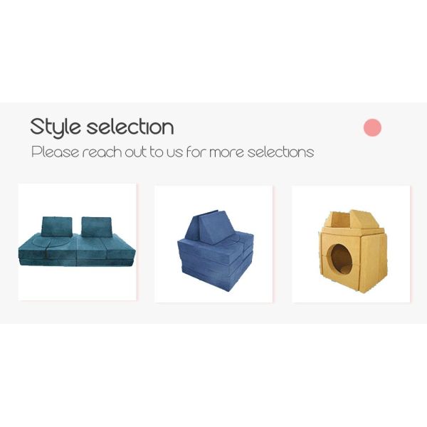 Custom Logo Accepted Simple Rocking Sofa with Footstool Customizable Colours