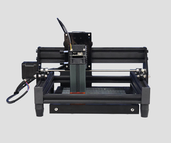 10W ブルーライト 小型ポータブル 自動レーザー彫刻機 葉木チップ 革 金属紙紙 プラスチック アクリル