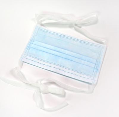 Máscara protetora 3ply descartável do hospital cirúrgico médico de BFE>99%