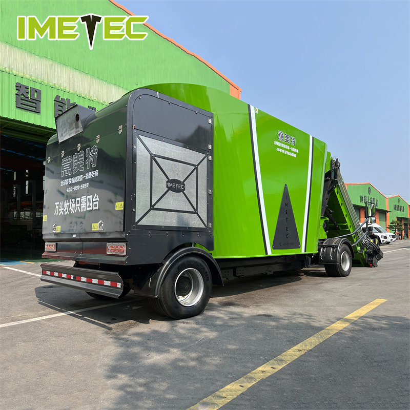 Intelligent Diet Vertical Mixer Feed Wagon Hydrostatic Drive For Cattle Sheep Farm