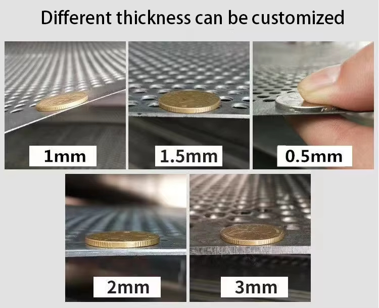 Factory Direct Perforated Metal Mesh with 3mm Round Holes for Industrial Screening and Customized Hole Shape
