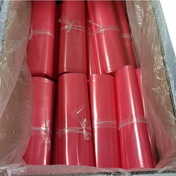 PE Red ESD Anti Static Bag Shielding Bag With Flat Mouth