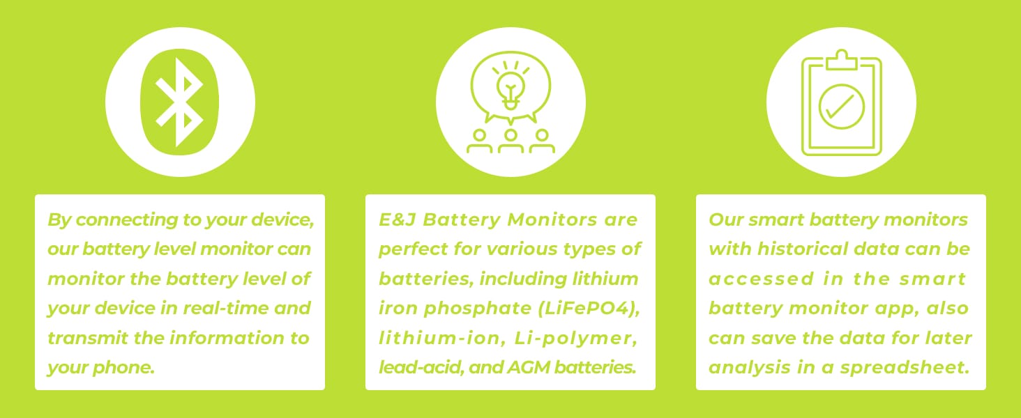 Smart Shunt 500A Current Wireless Battery Monitor Bluetooth With App Display