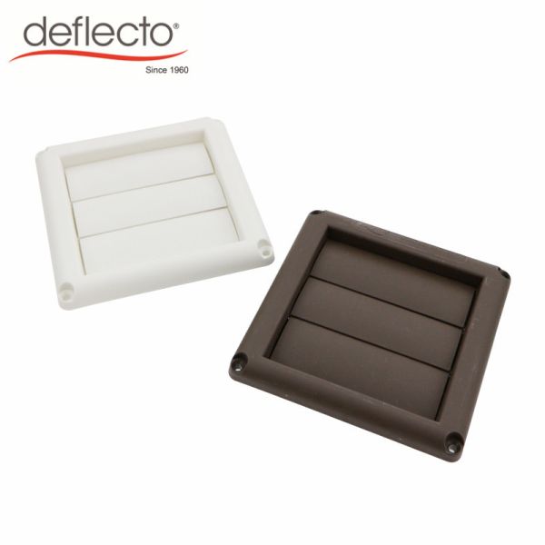 Durable Plastic Air Vents Gravity Wall Cover 6 Inch 150MM Louvered AC Cap