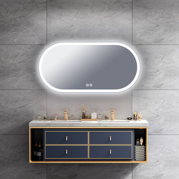 5 мм экологическое серебряное зеркало круглой формы светодиодное зеркало тщеславия для умных круглых зеркал