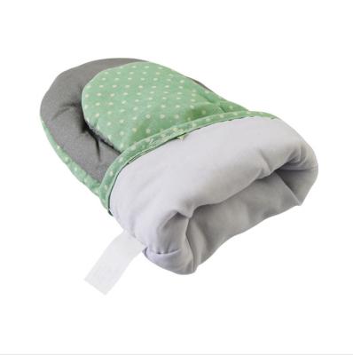 Cotton Kitchen Printed Oven Mitts Different Size Soft Convenient To Use