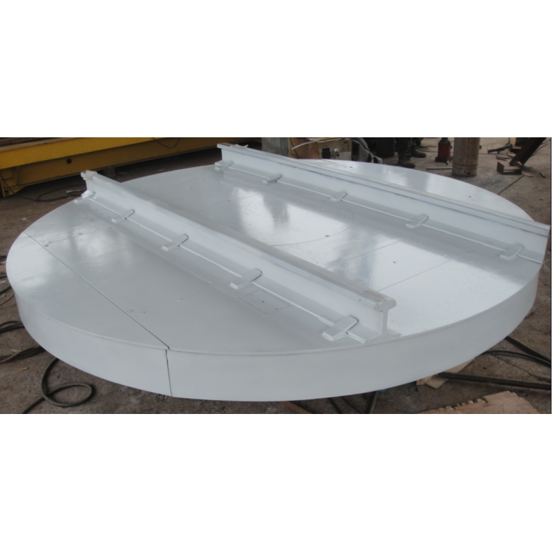 Metal industrial electric rail turntable handling wagon for steel plate or matel coils