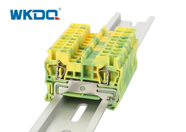 JSTTB 2.5-PE Din Rail Feed Through Spring Loaded Terminal Block Flame Retarding Nylon