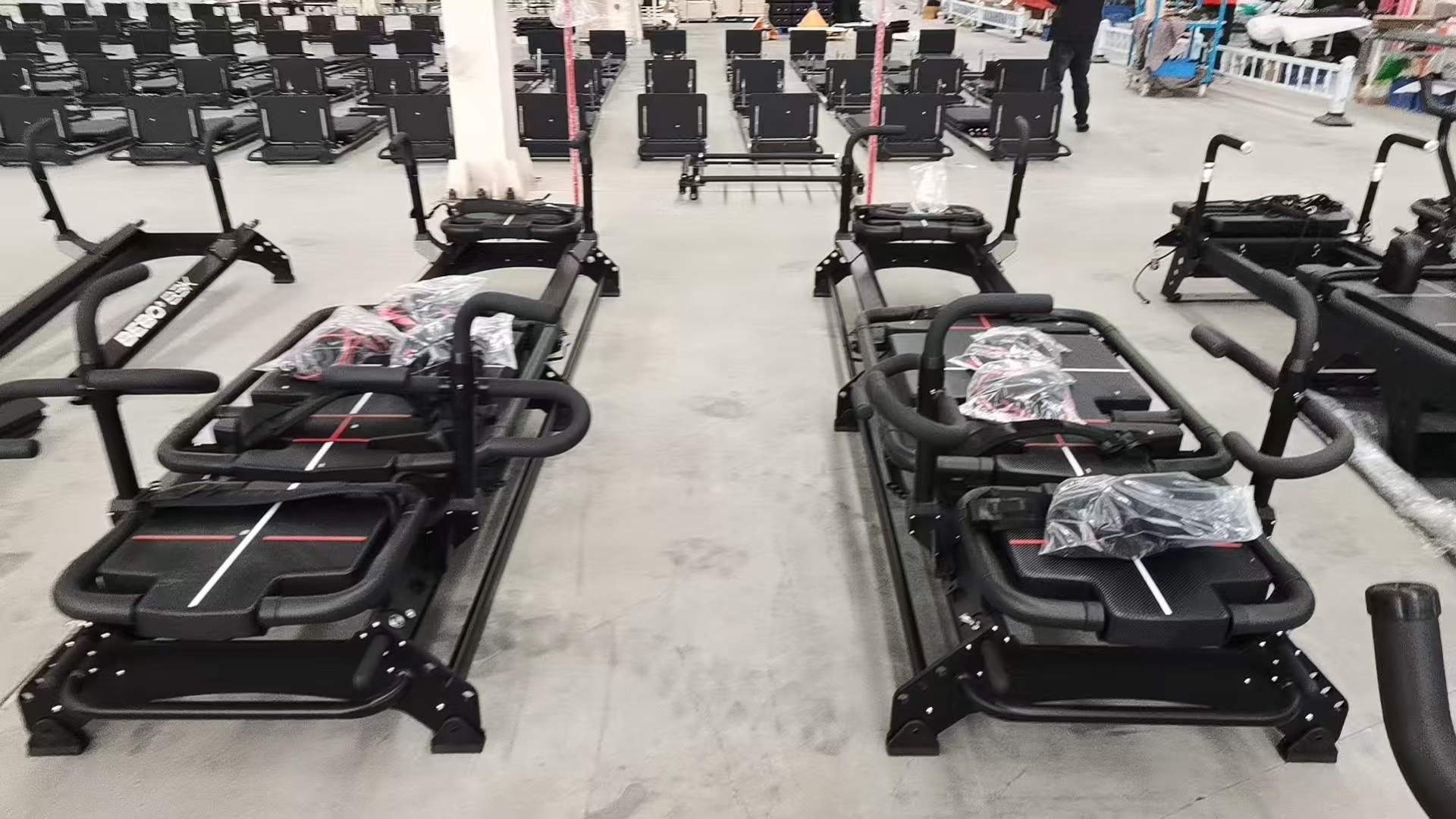 Lower Gym Reformer M3K Special Offer Edition with 3190mm Length and 185kg Net Weight Roller Treated Smooth