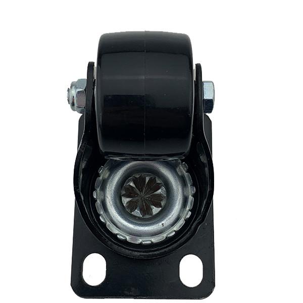 2.5 Inch PU Low Profile Swivel Plate Caster Wheels In Industrial Equipment