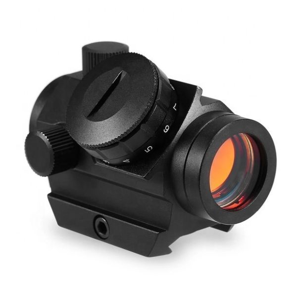 Airsoft que caza a Dot Reflex Sight rojo 1x20 con 1 soporte de la canalización vertical