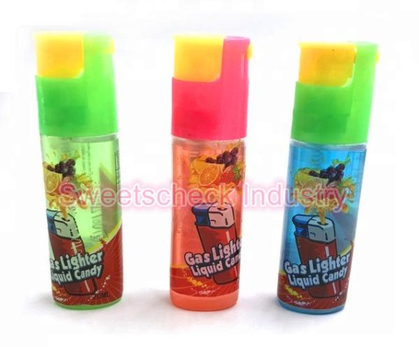 Multi Color Liquid Spray Candy Sweet Lighter Shape For Supermarket / Shop