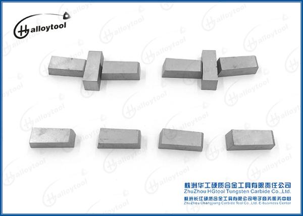 Square Welding 93.2 HRA YG20C Tungsten Carbide Tips For Steel