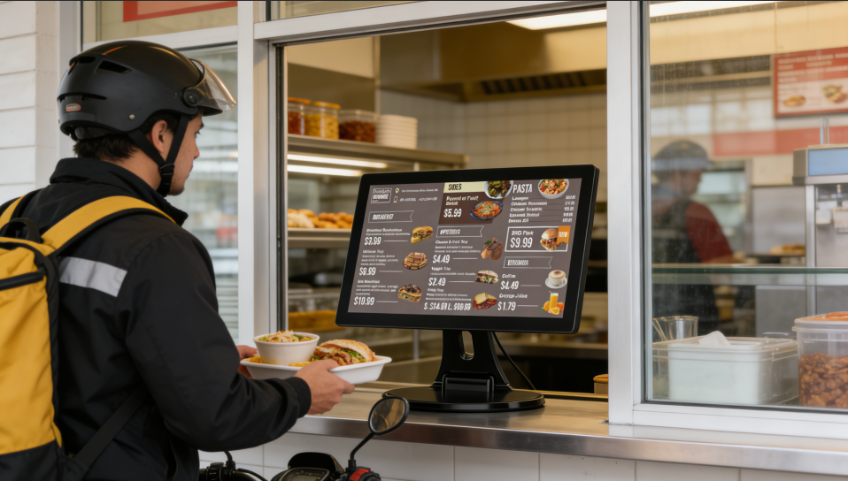 15.6-inch POS Touch Monitor with High-Sensitivity Capacitive Touch and Custom OEM Service