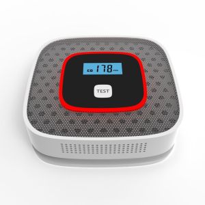 4.5V Battery Operated Carbon Monoxide Alarm White Electrochemical Carbon Monoxide Detector