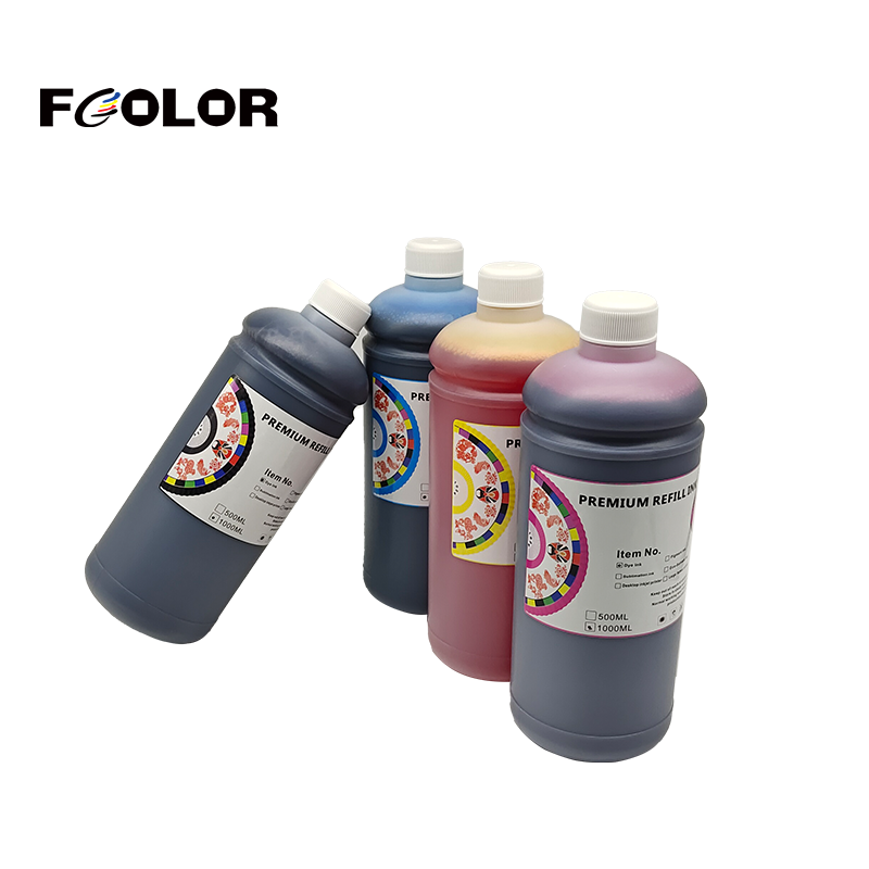 FCOLOR New Arrival HP70 UV Dye Ink Water Based Compatible Refill Ink for HP Designjet Printers Z3200 for Digital Printing