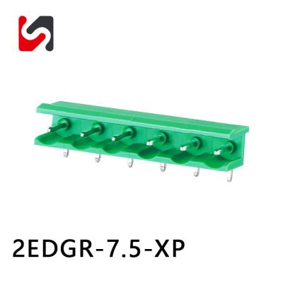 Tipos de blocos terminais de venda a quente 2EDGR-7.5 300V para PCB