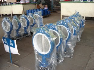 One Shaft With Pin Wafer Butterfly Valve For Fresh Water, Sea Water, Air, Steam