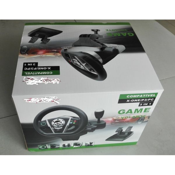 Adjustable USB PC Xbox Steering Wheel And Pedals With Automatic Centering System