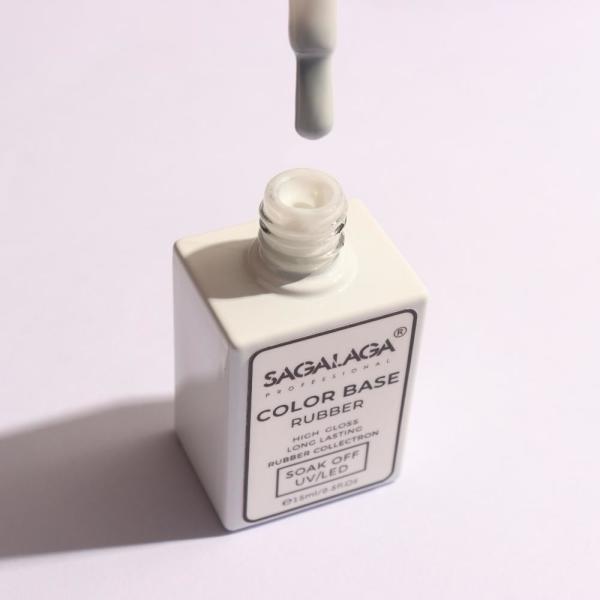 Base en caoutchouc Soak Off Builder Nude Rose - Base épaisse pour vernis gel longue tenue pour renforcer les ongles