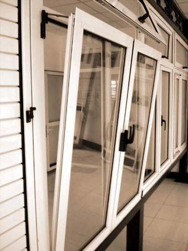 パーソナライズされたUPVC 傾斜とターン 窓 商用および住宅用 双窓