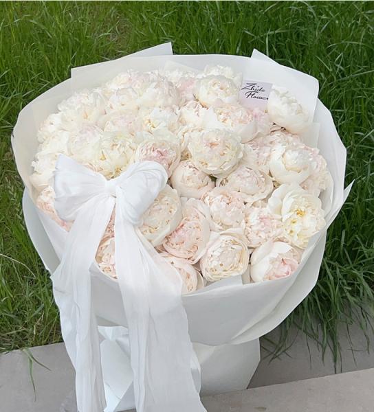 French Pearl Snow Satin Fabric Flower Bouquet DIY Bow Decoration Floral Materials