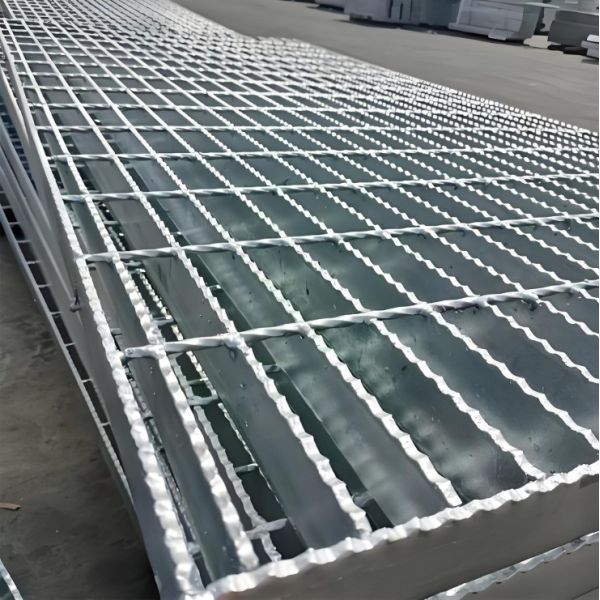Floor Slot Drain Pedestrian Bar Grates 30x3 Galvanized Steel Grating Weight in Silver