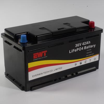 Dustproof And Waterproof 36V 42Ah Lithium LifePo4 Battery Pack Supply RV Power Equipment