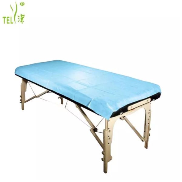 PE Film 260gsm Blue Disposable Bed Sheets Roll For Medical